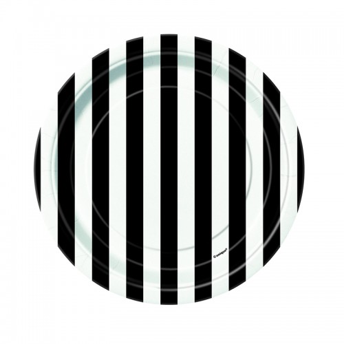 Pratos Pretos Riscas